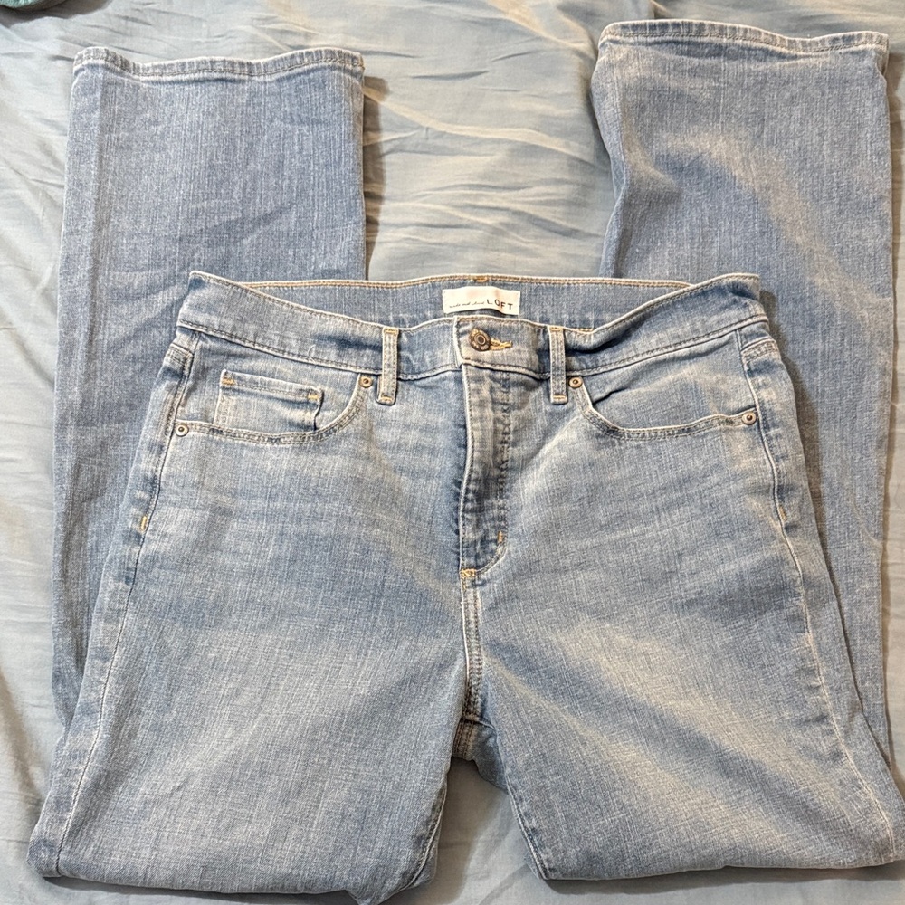 LOFT Women's Light Blue Boot Cut Jeans